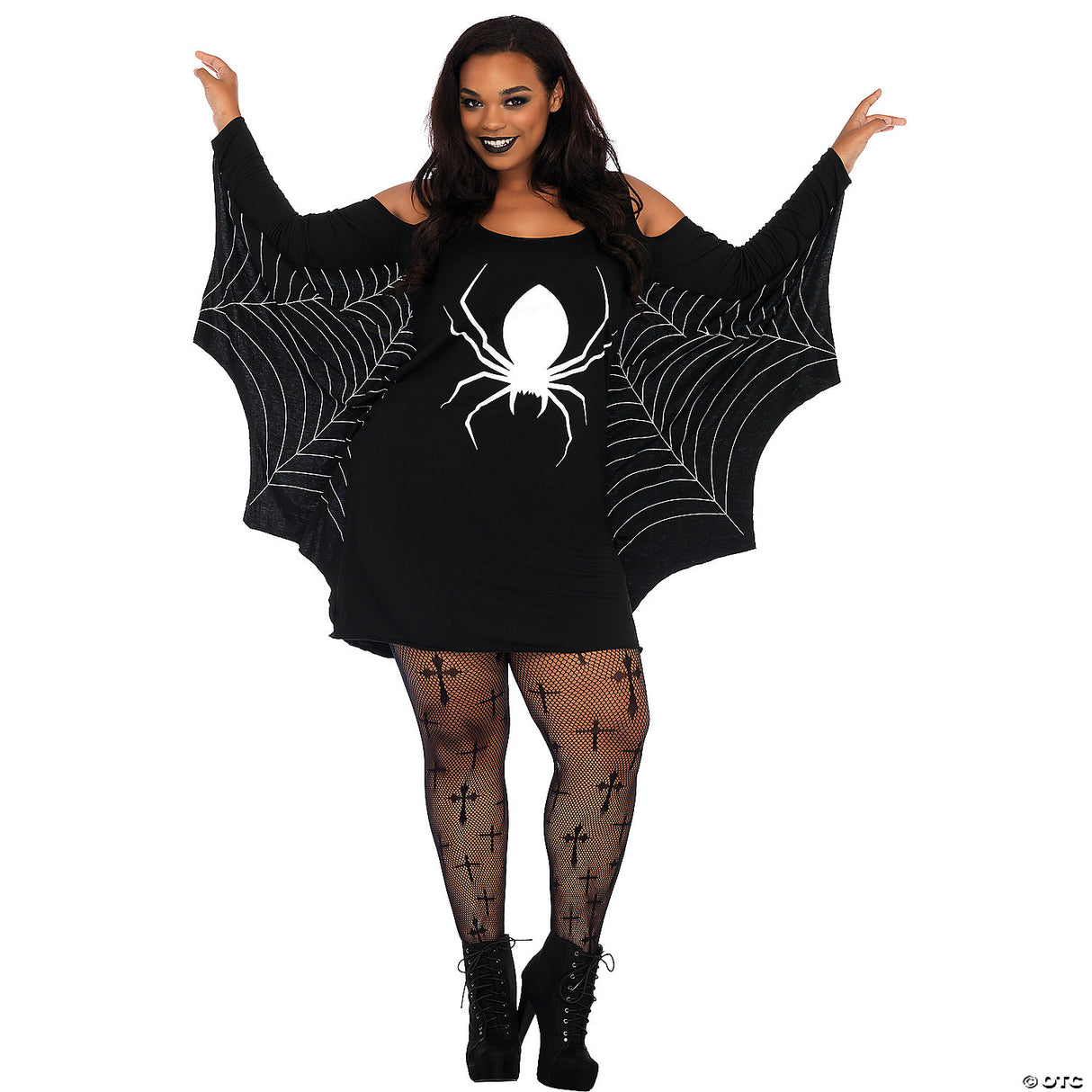 WOMEN'S SPIDERWEB COSTUME - Adult Halloween Costume Cosplay Party Outfit