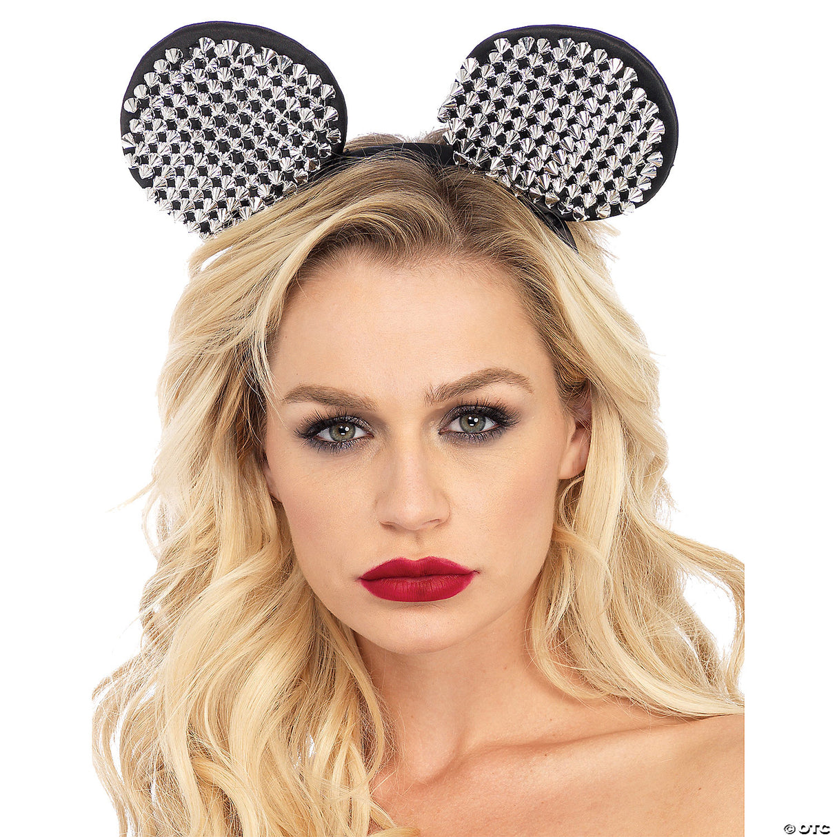 Adults Studded Mouse Ears Headband – Halloween Costume Accessory