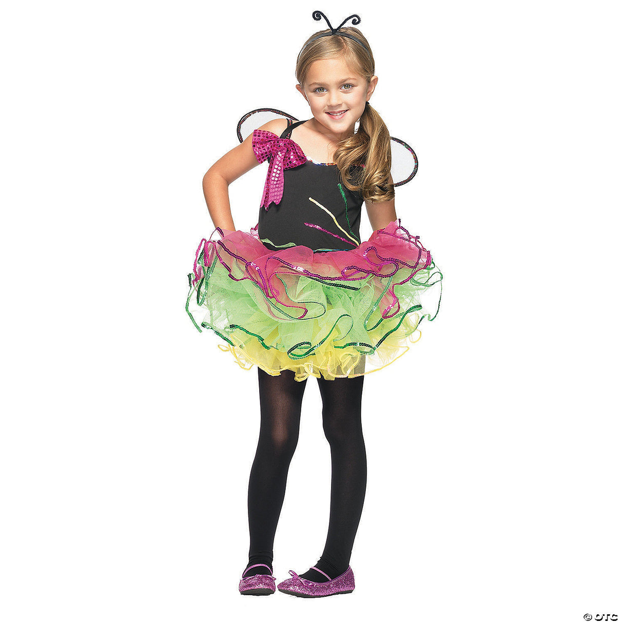 RAINBOW BUG CHILD XSMALL 3-4 - Halloween Costume Cosplay & Party Outfit For Kids