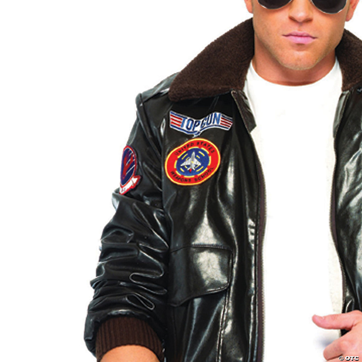 MEN'S TOP GUN COSTUME UATG83703 - Halloween Costume Accessory Party Dress Up