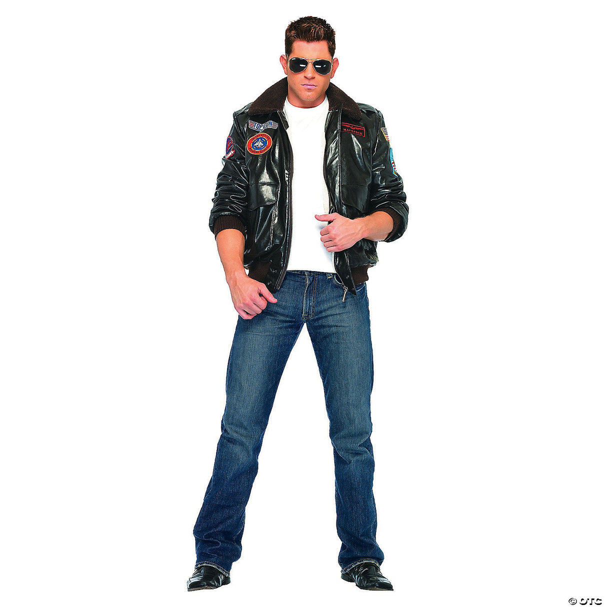 MEN'S TOP GUN COSTUME UATG83703 - Halloween Costume Accessory Party Dress Up
