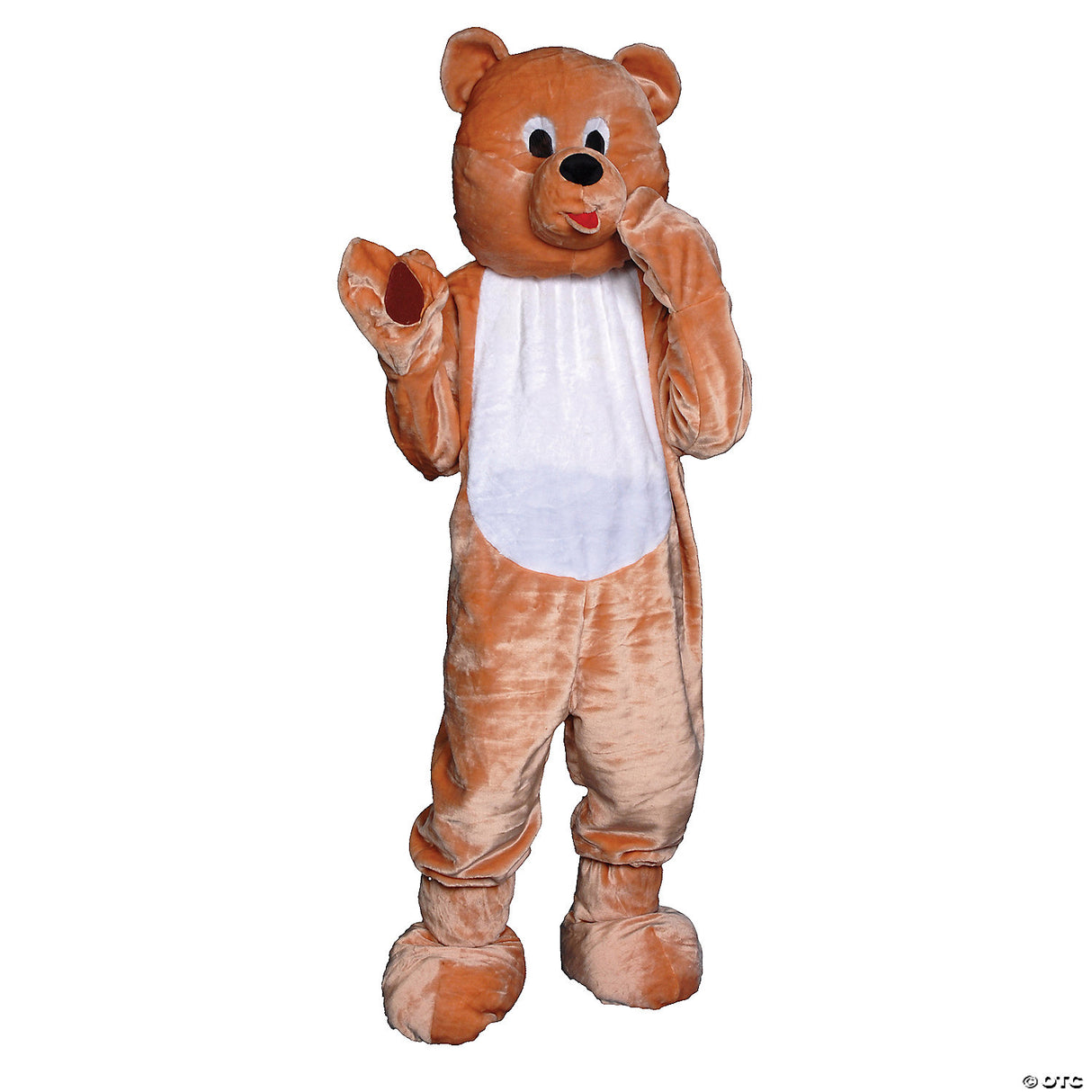 Adult Teddy Bear Mascot Costume – Furry Animal Halloween Cosplay Party Dress Up