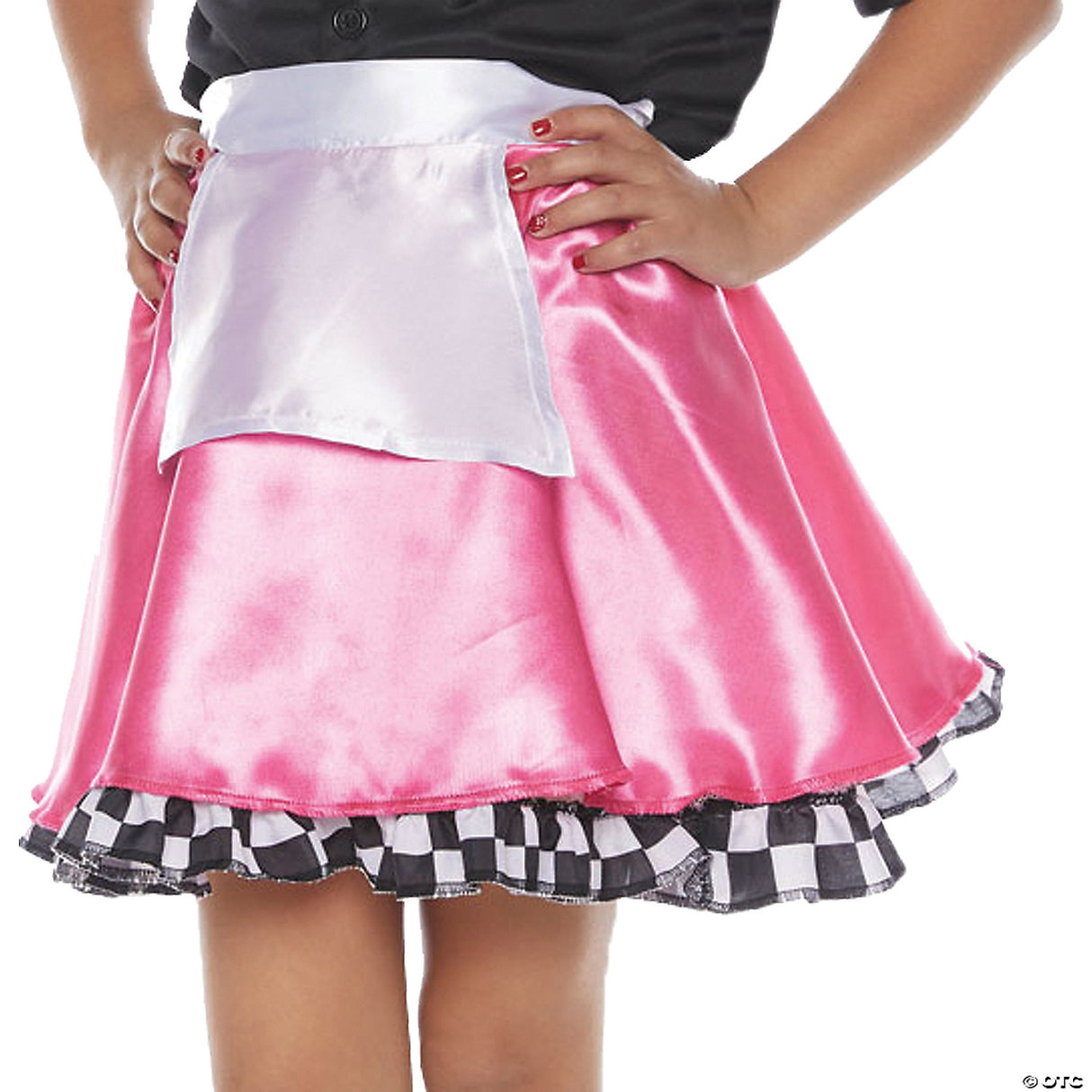 GIRL'S 1950'S CAR HOP-SM - Halloween Costume Dress Up Party Outfit
