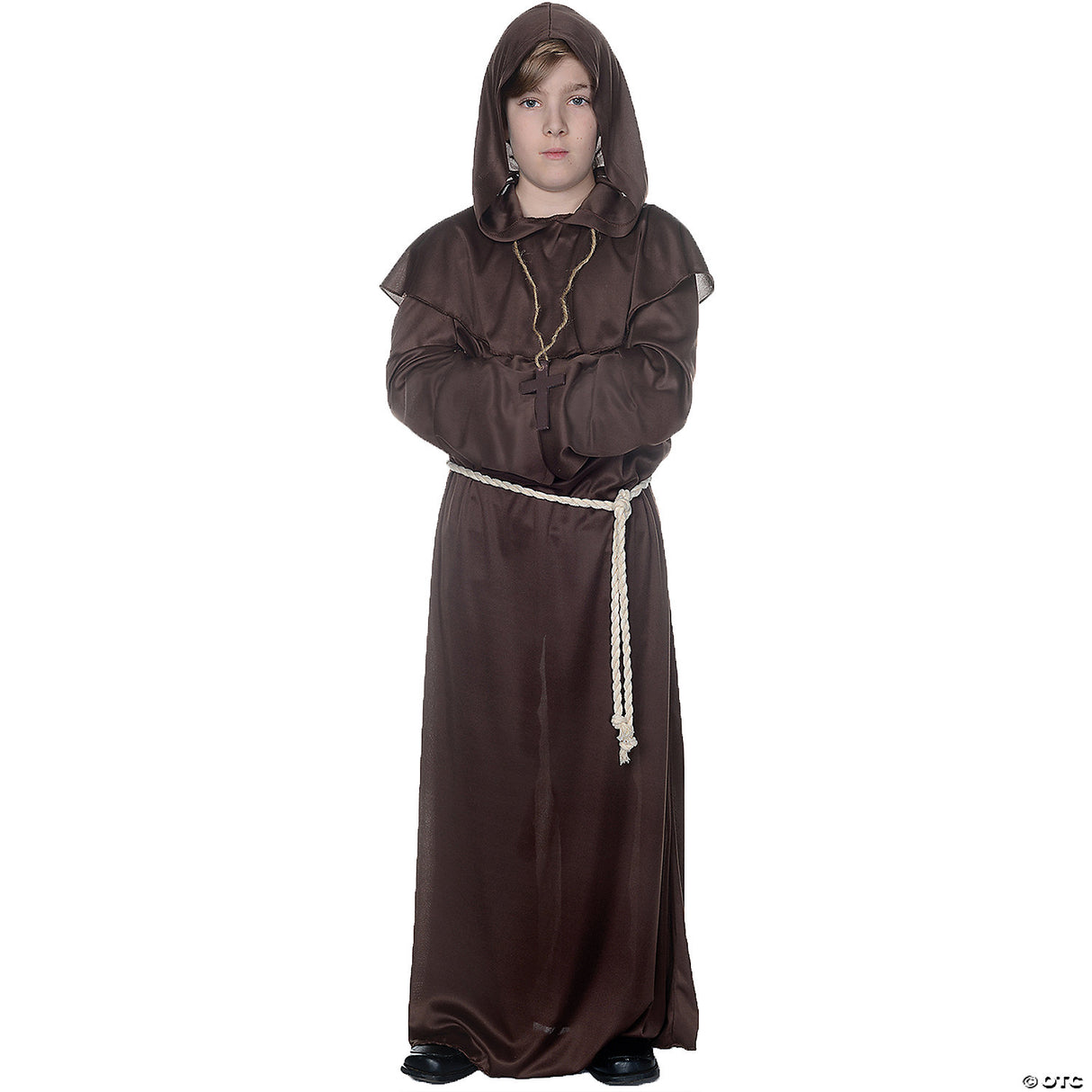 BOY'S MONK ROBE-SM - Kids Halloween Costume Dress Up Party