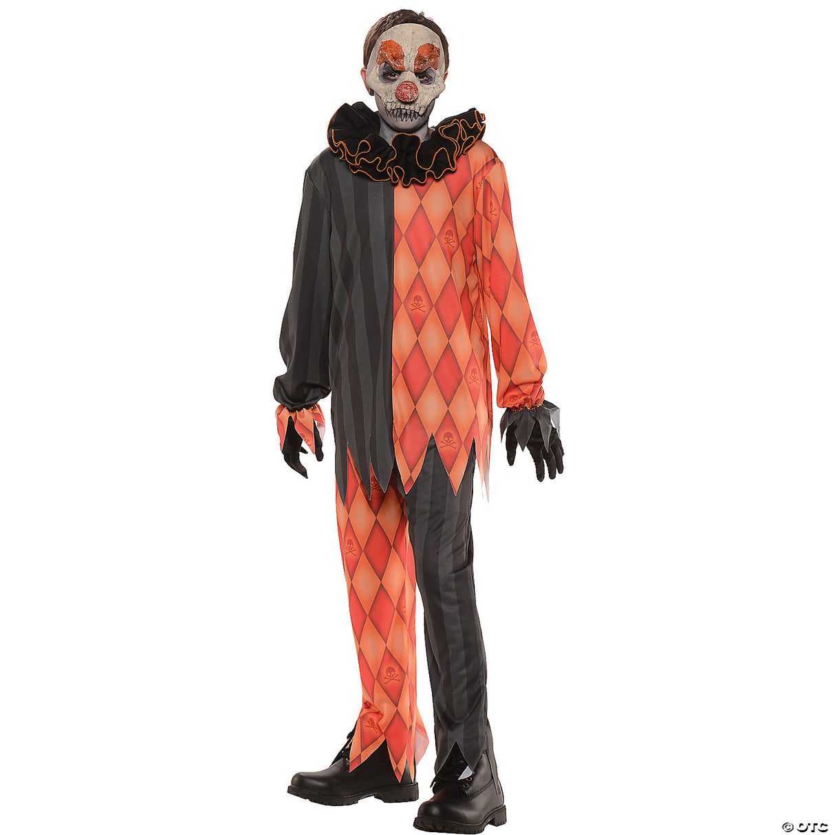 BOY'S EVIL CLOWN COSTUME UR26273 - Kids Halloween Costume Dress Up Party