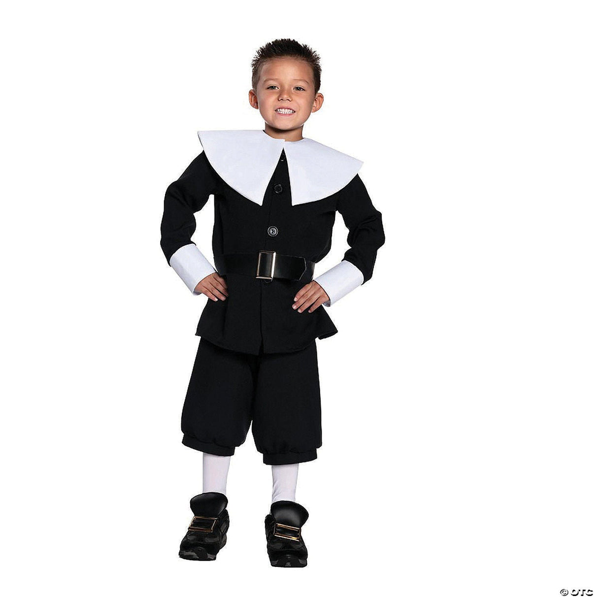 PILGRIM BOY SMALL 4-6 - Kids Halloween Costume Dress Up Party