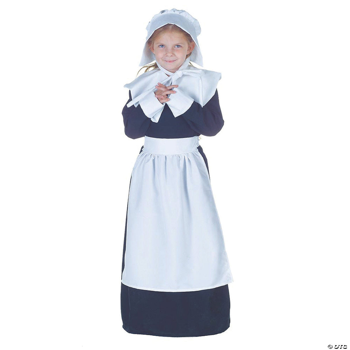 Girls Pilgrim Costume - XL - Halloween Costume Dress Up Party Outfit