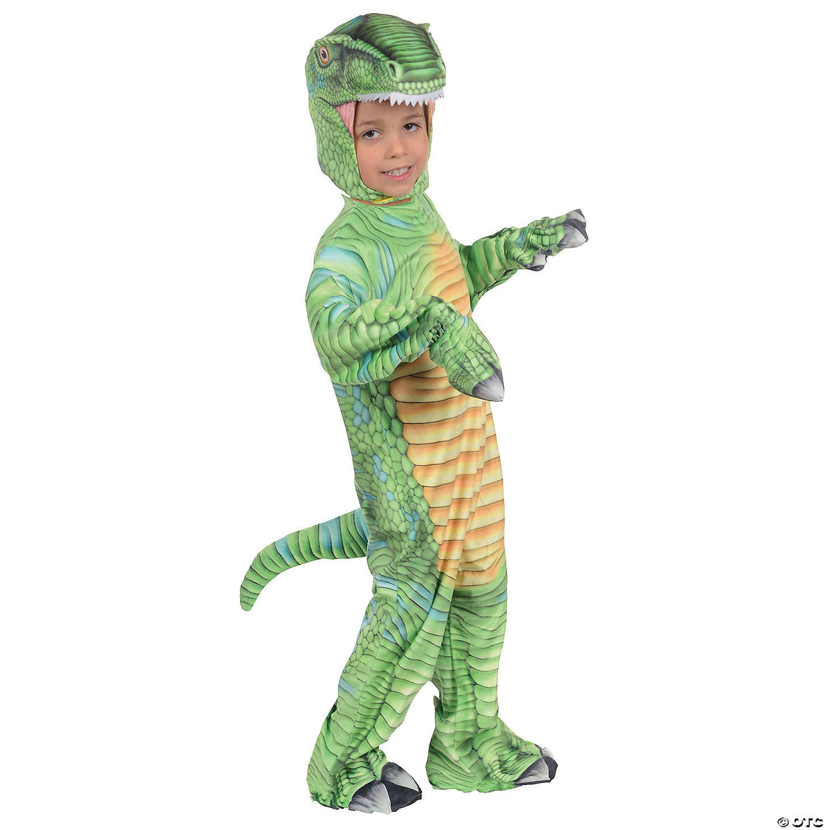 TODDLER GREEN T-REX COSTUME - Toddler Halloween Costume Cosplay Dress Up & Party