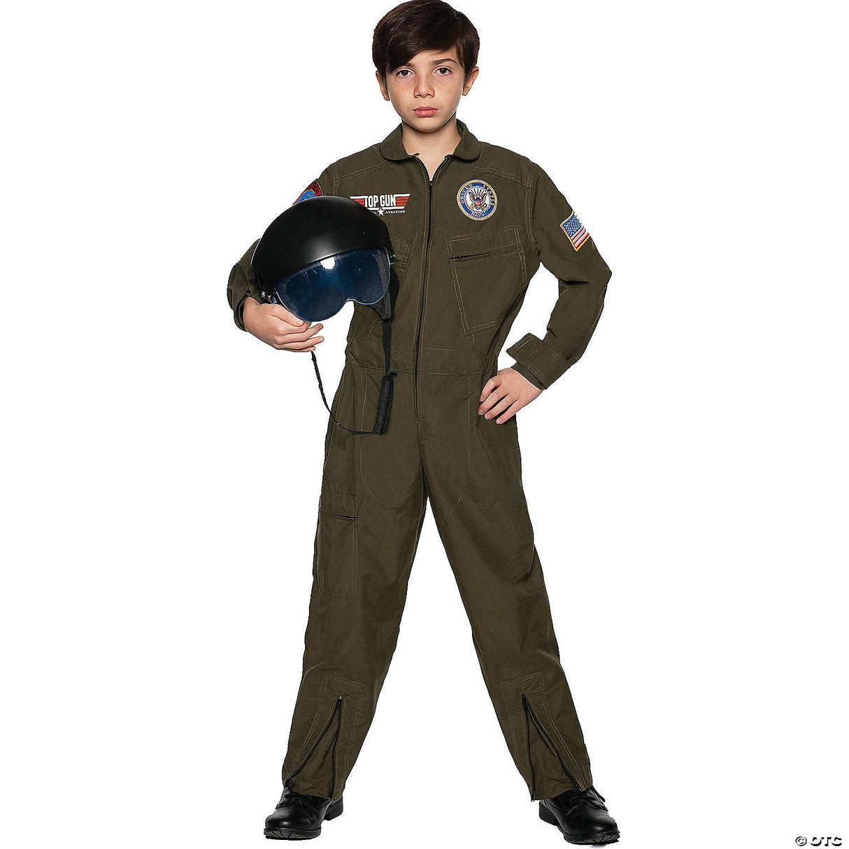 CHILD NAVY TOPGUN PILOT MD - Kids Halloween Costume Cosplay & Party Outfit