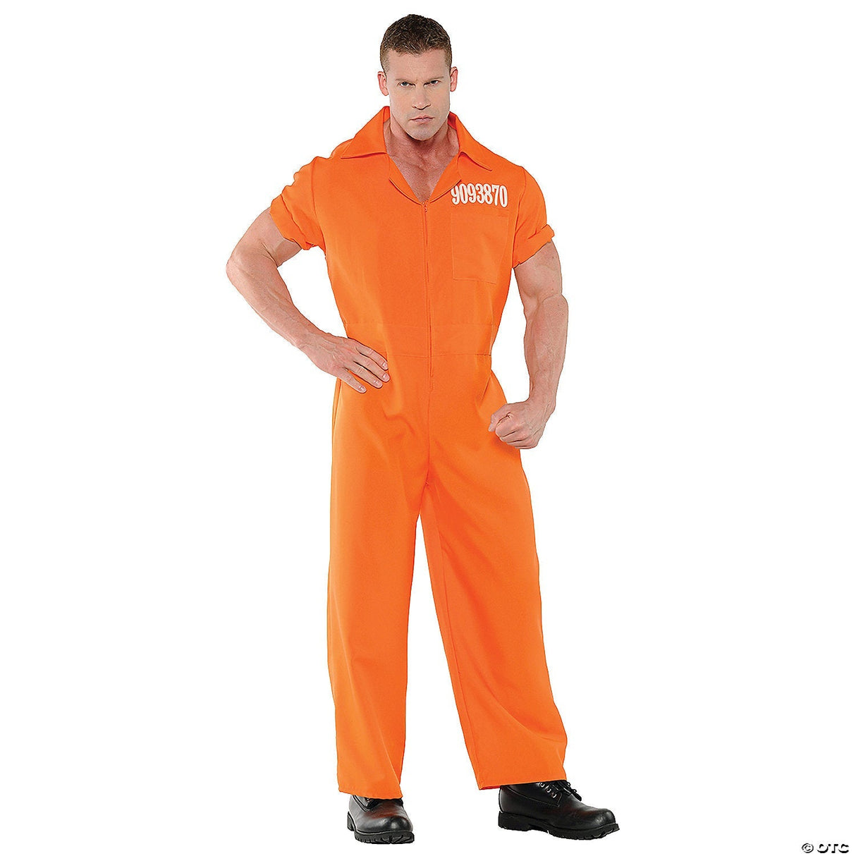 MEN'S PRISONER COSTUME UR28057 - Inmate Halloween Costume Adult Cosplay Party