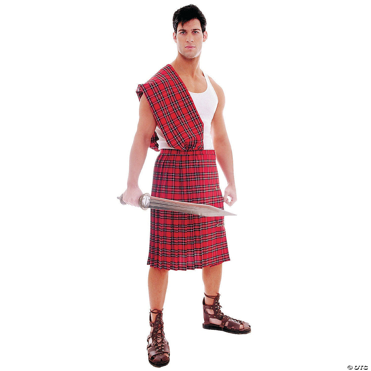 MEN'S HIGHLAND BRAVE COSTUME - Scottish Warrior Halloween Costume Adult Cosplay