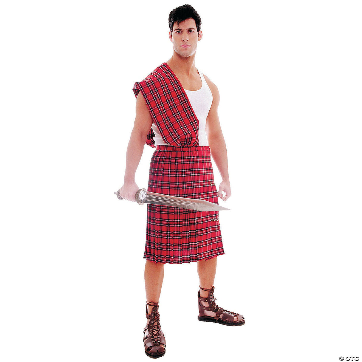 MEN'S HIGHLAND BRAVE COSTUME - Scottish Warrior Halloween Costume Adult Cosplay