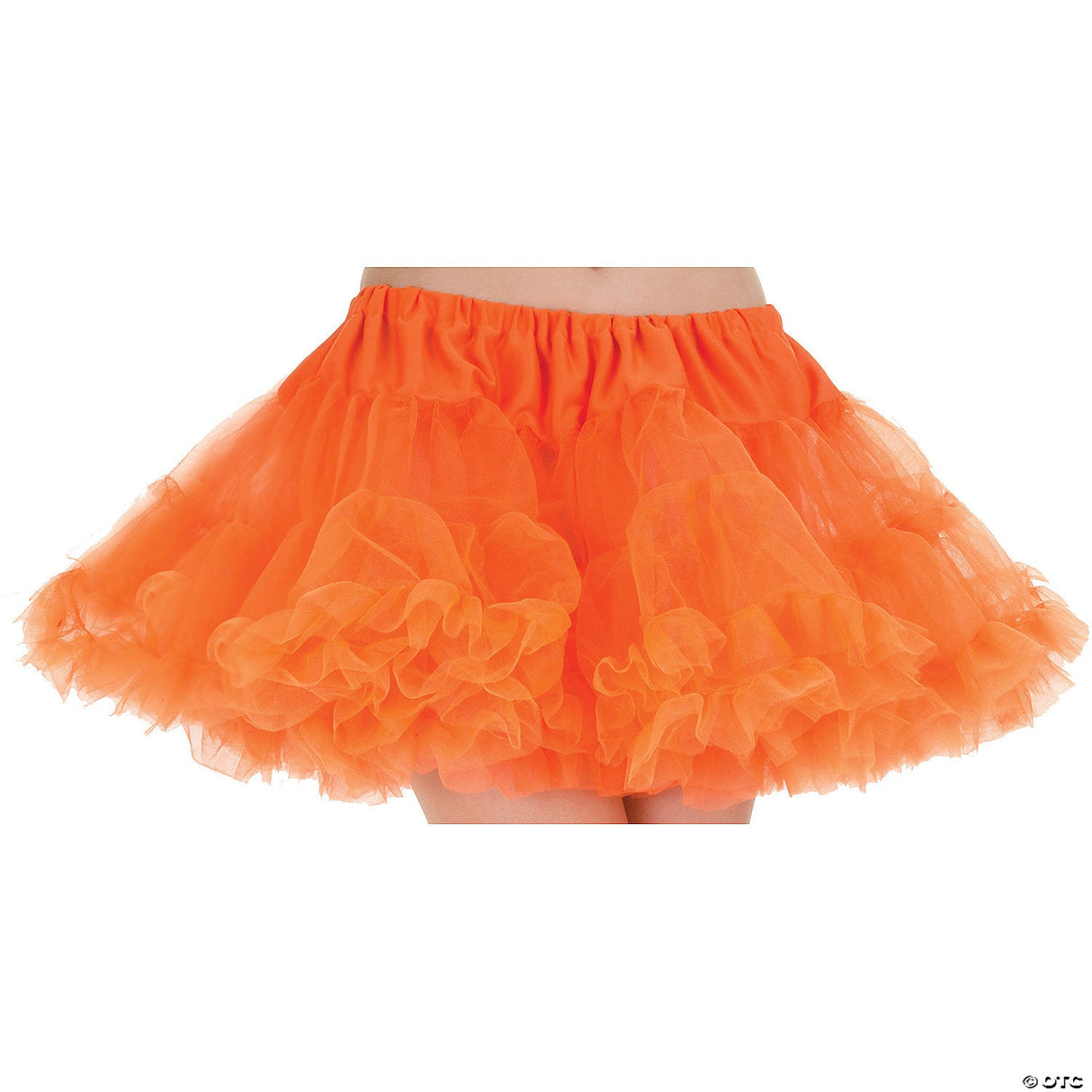 NEON ORANGE PETTICOAT - Halloween Costume Petticoat Accessory Party Dress Up Out