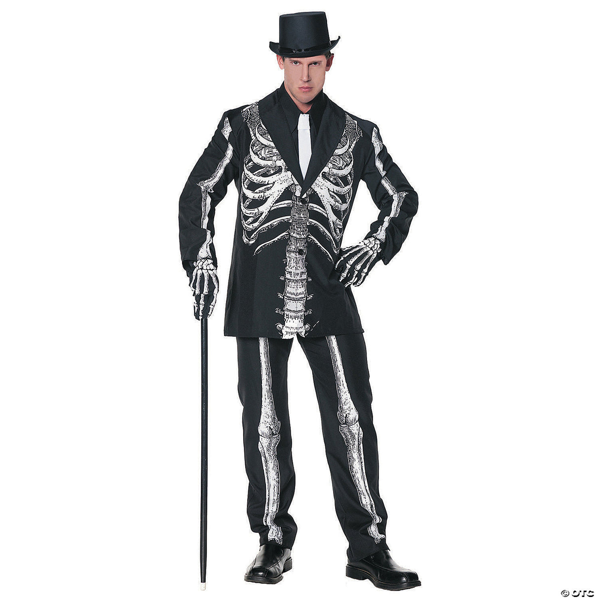 Adult Bone Daddy Skeleton Costume – X-Large – Spooky Halloween Cosplay Outfit