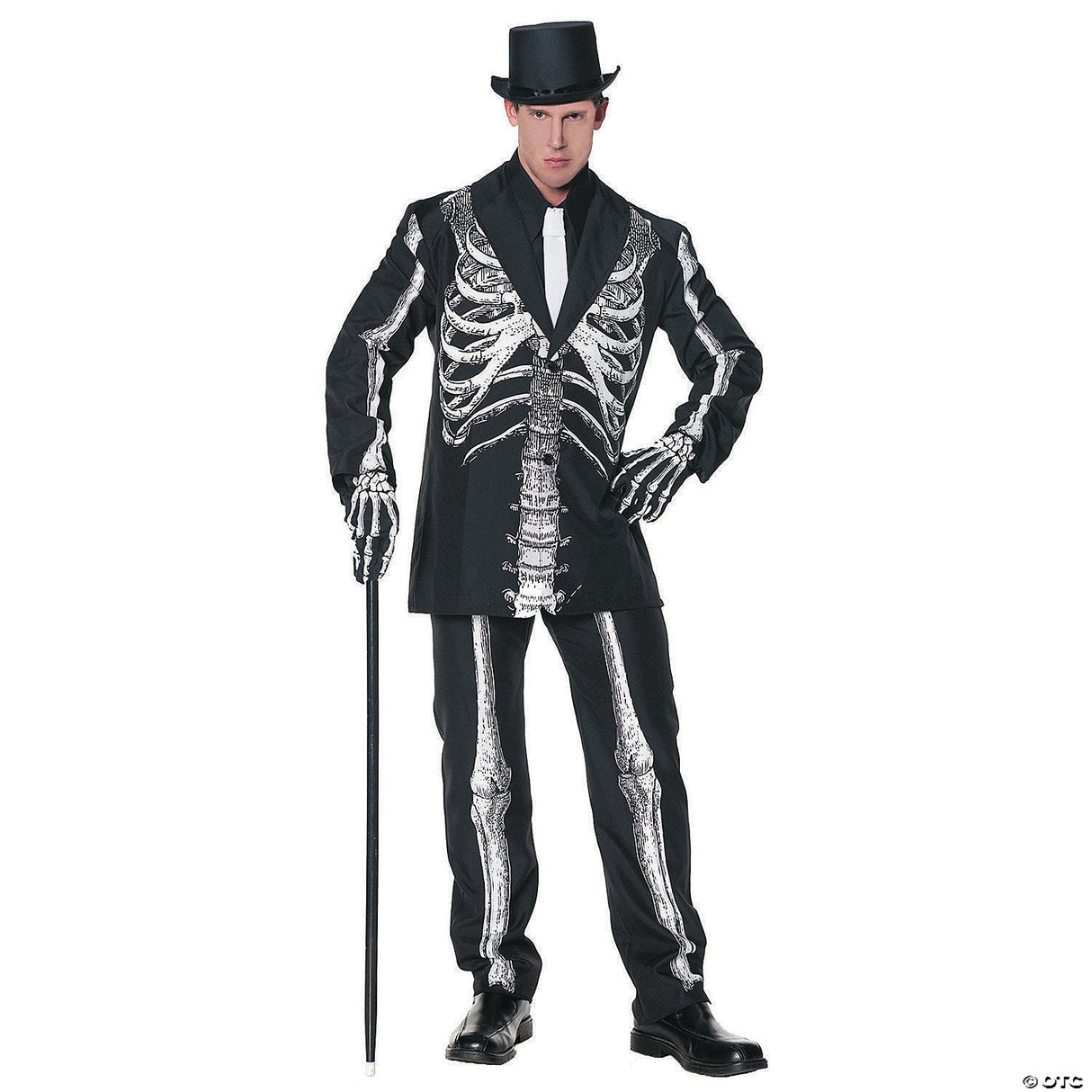 Adult Bone Daddy Skeleton Costume – X-Large – Spooky Halloween Cosplay Outfit