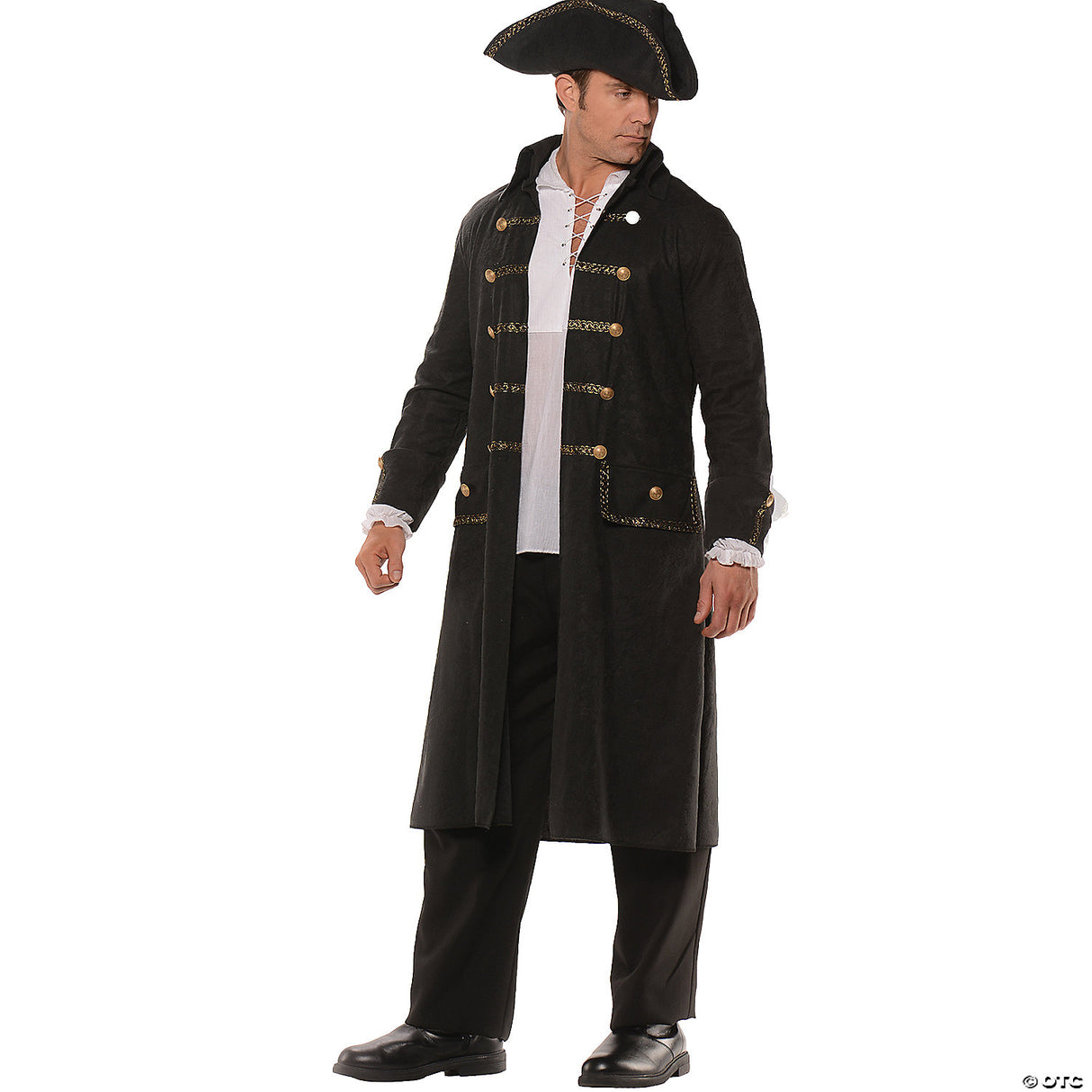 MEN'S BROWN PIRATE COAT SET - Scary Halloween Costume Adult Outfit Cosplay Party
