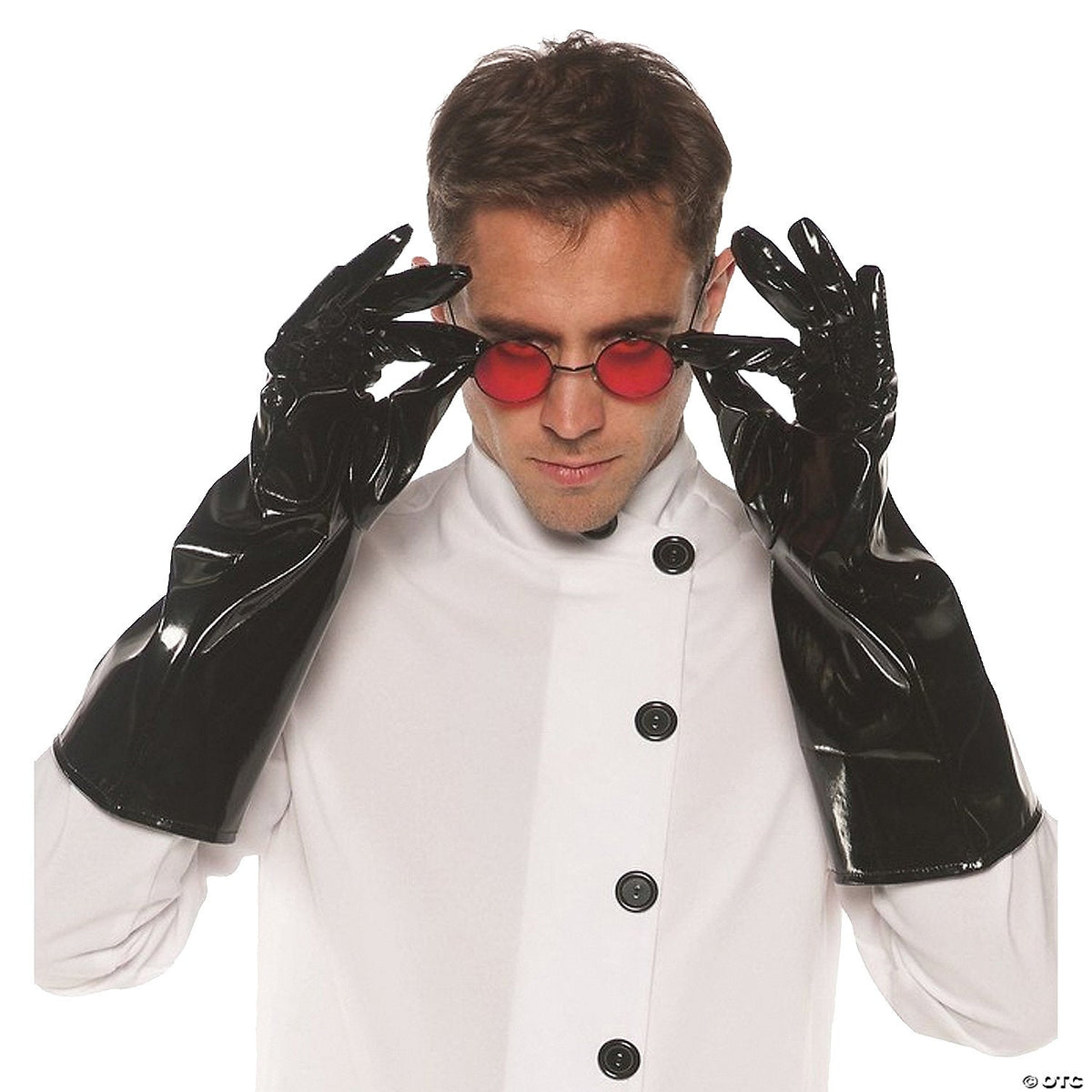 Adults Vinyl Gloves Costume Accessory – Halloween Cosplay Prop for Party Outfits