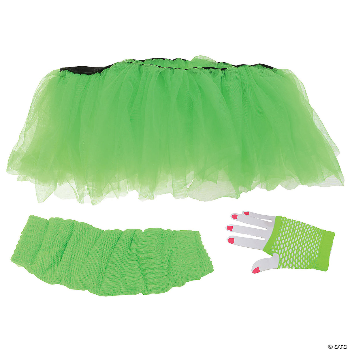 Adult Neon Blue Tutu Set – Dance Halloween Costume Accessory Party Outfit