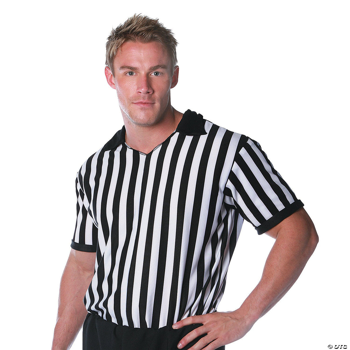 Adult Referee Shirt UR29013 – Sports Halloween Costume Party Ref Jersey Outfit