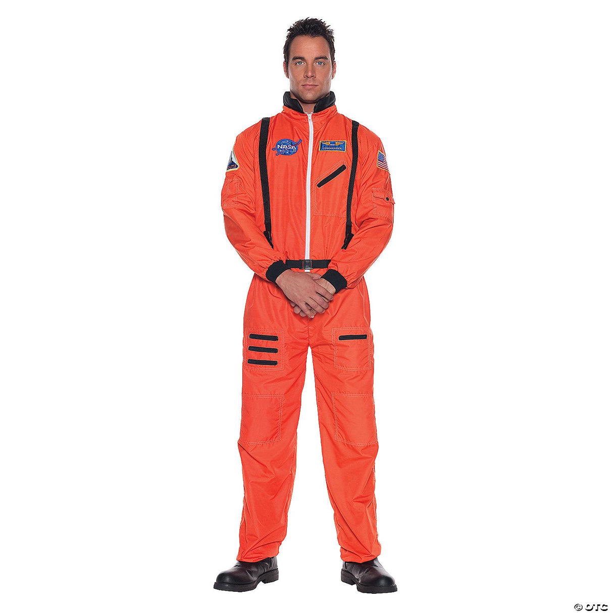 MEN'S ASTRONAUT WHITE CSTM-2XL - Scary Halloween Costume Adult Outfit Cosplay