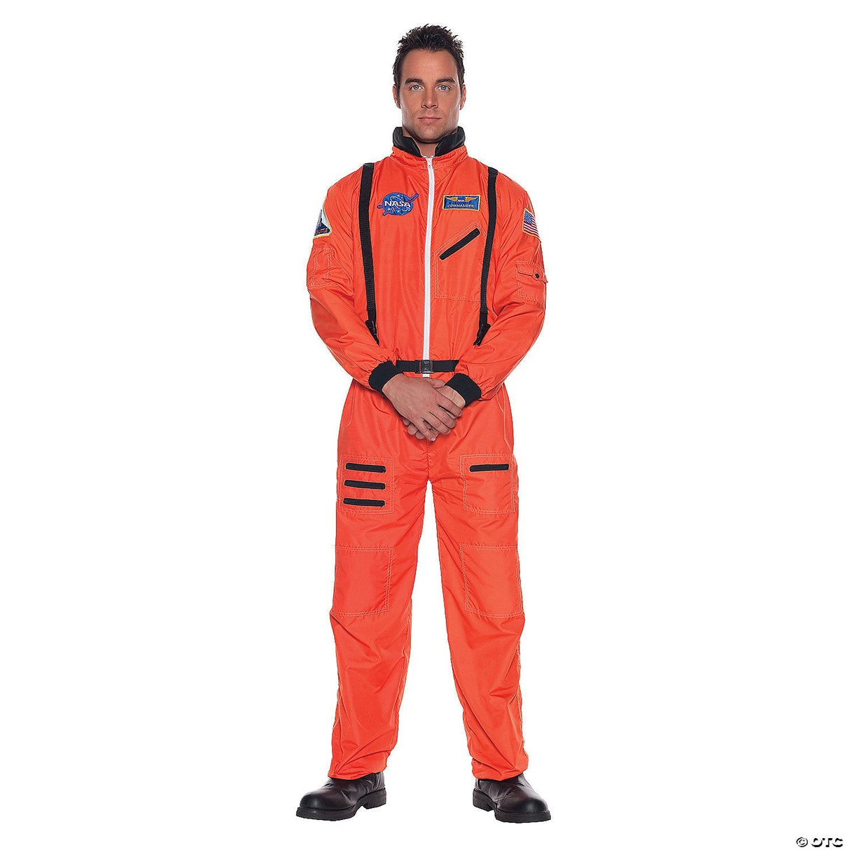 MEN'S ASTRONAUT WHITE CSTM-2XL - Scary Halloween Costume Adult Outfit Cosplay