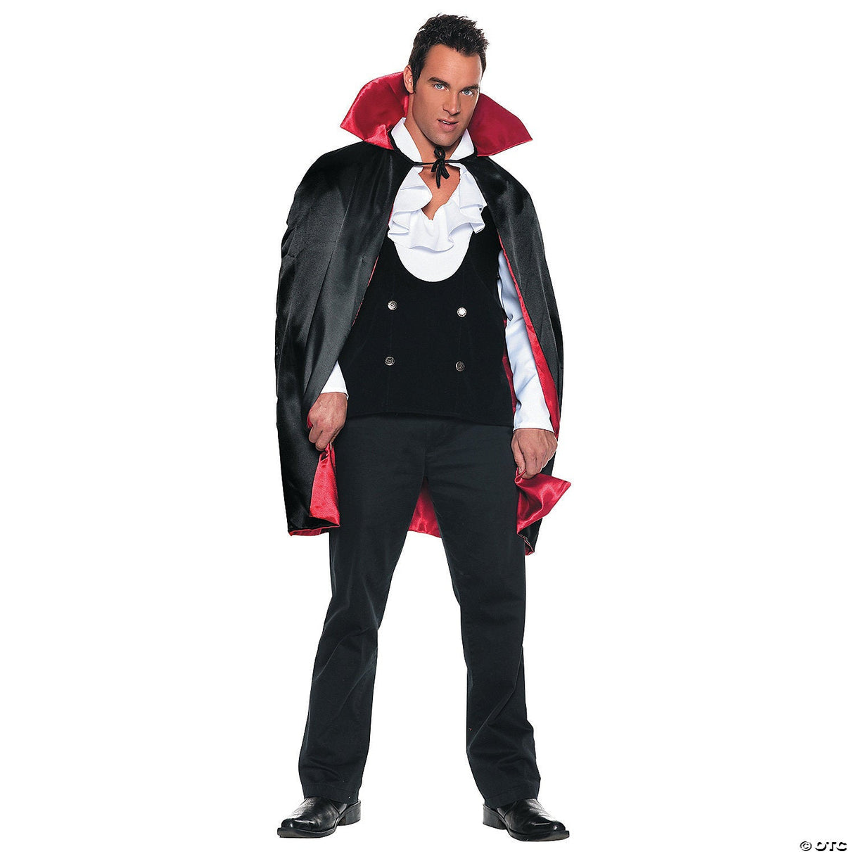 Adults Deluxe Reversible Cape – Superhero Vampire Magician Halloween Cosplay Out