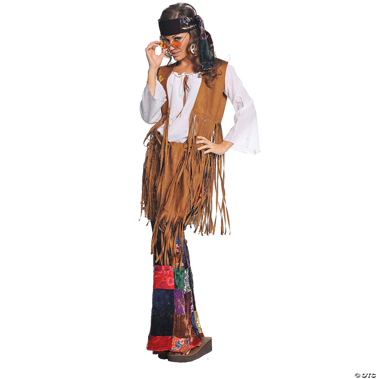 WOMEN'S HIPPIE COSTUME UR29284 - Halloween Outfit Cosplay Party
