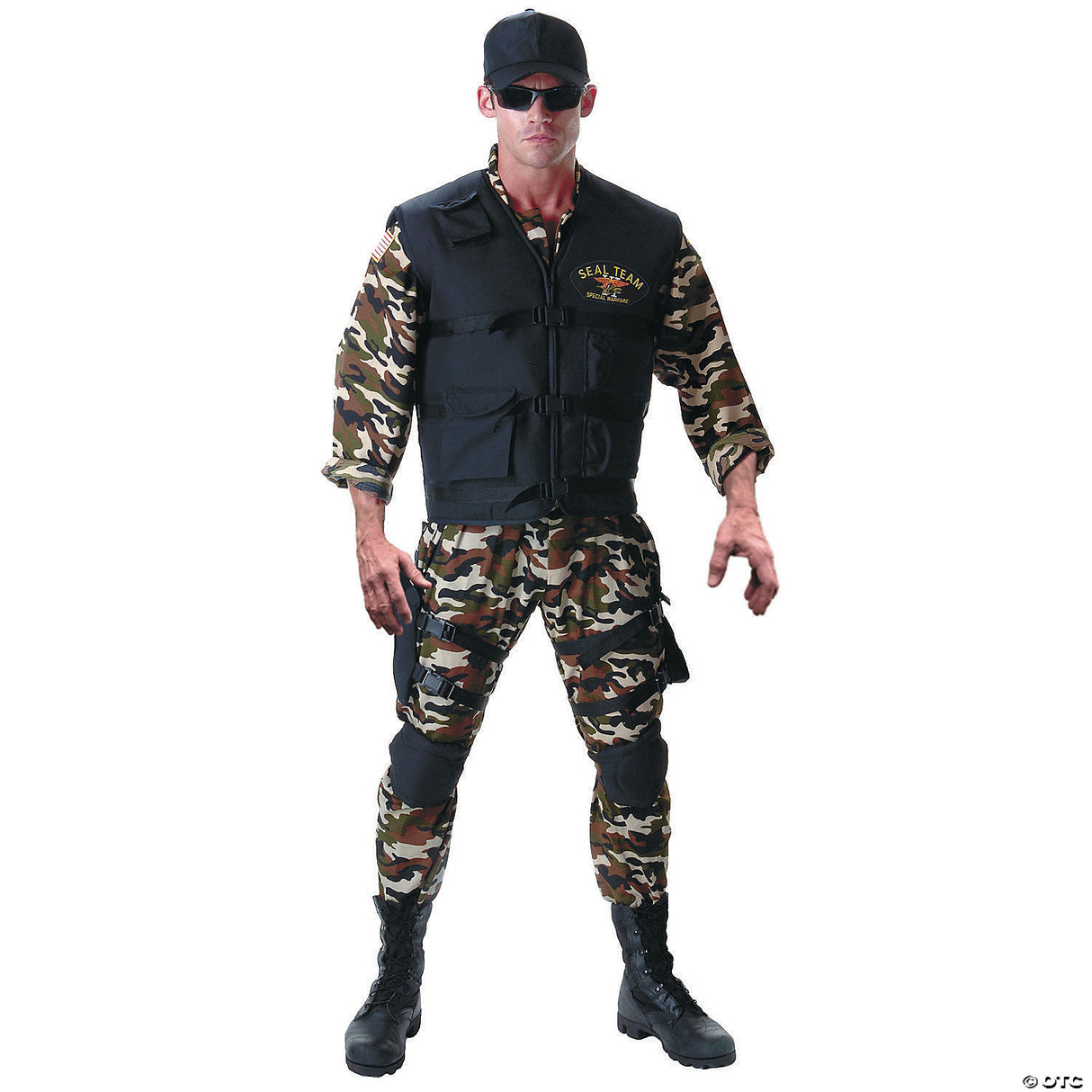 Adult Seal Team Deluxe Costume – XXL 48-50 – Military Soldier Cosplay Outfit