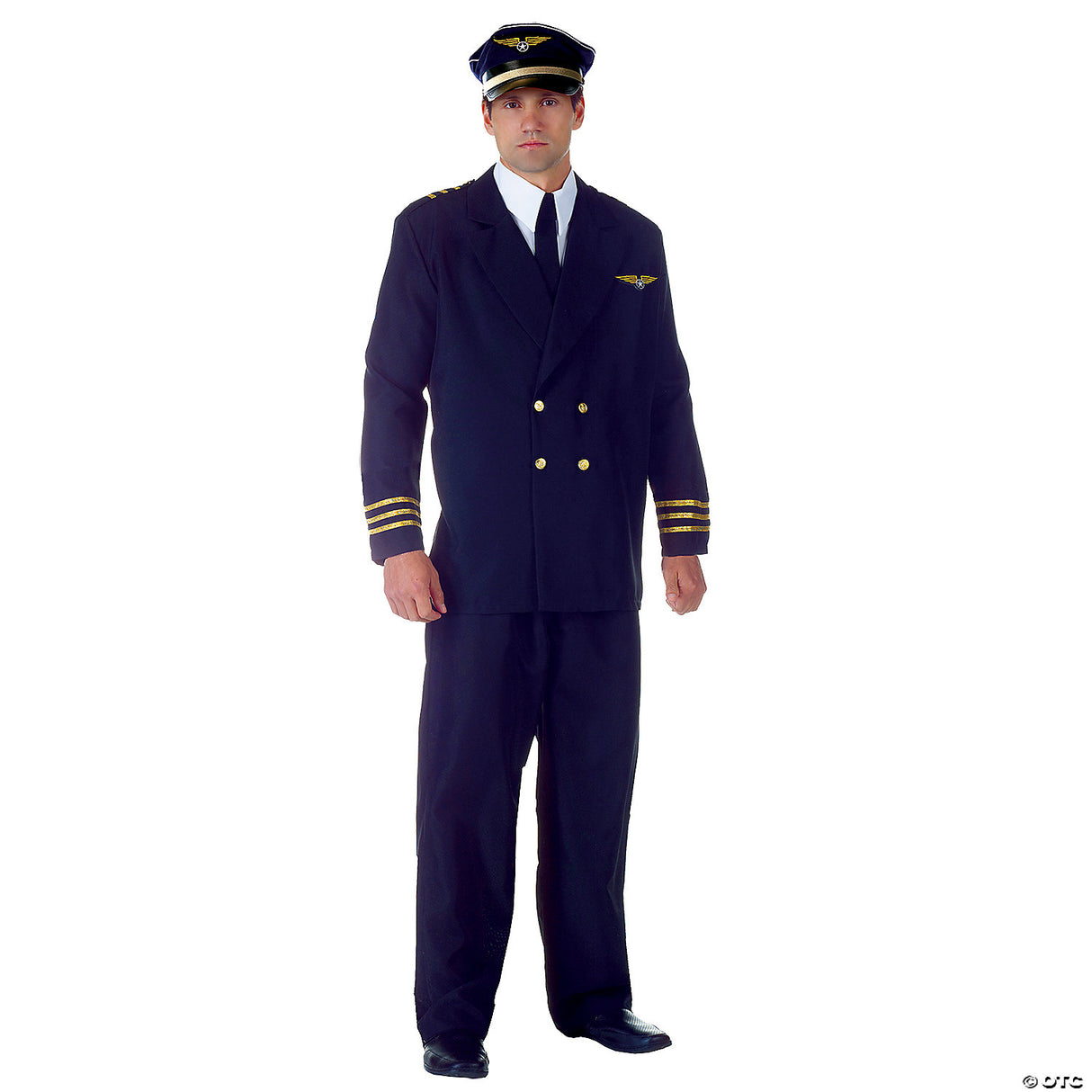 MEN'S AIRLINE CAPTAIN COSTUME - Scary Halloween Costume Adult Outfit Cosplay