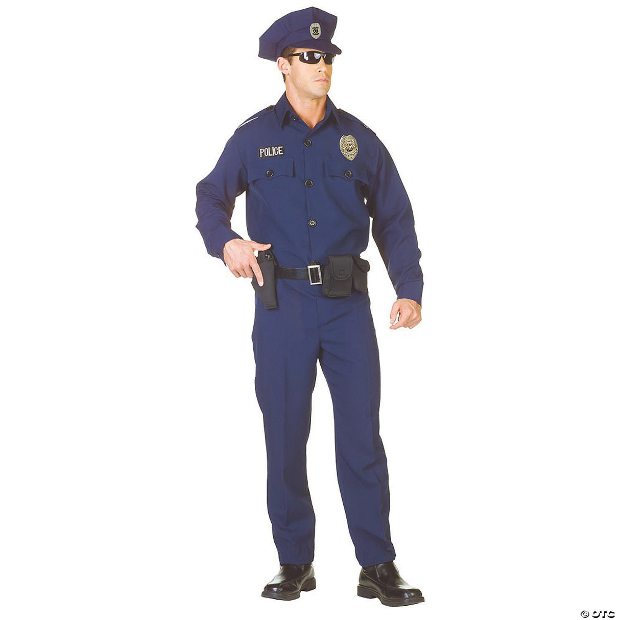 Adult Police Officer Costume – XXL 48-50 – Halloween Law Enforcement XXL 48-50