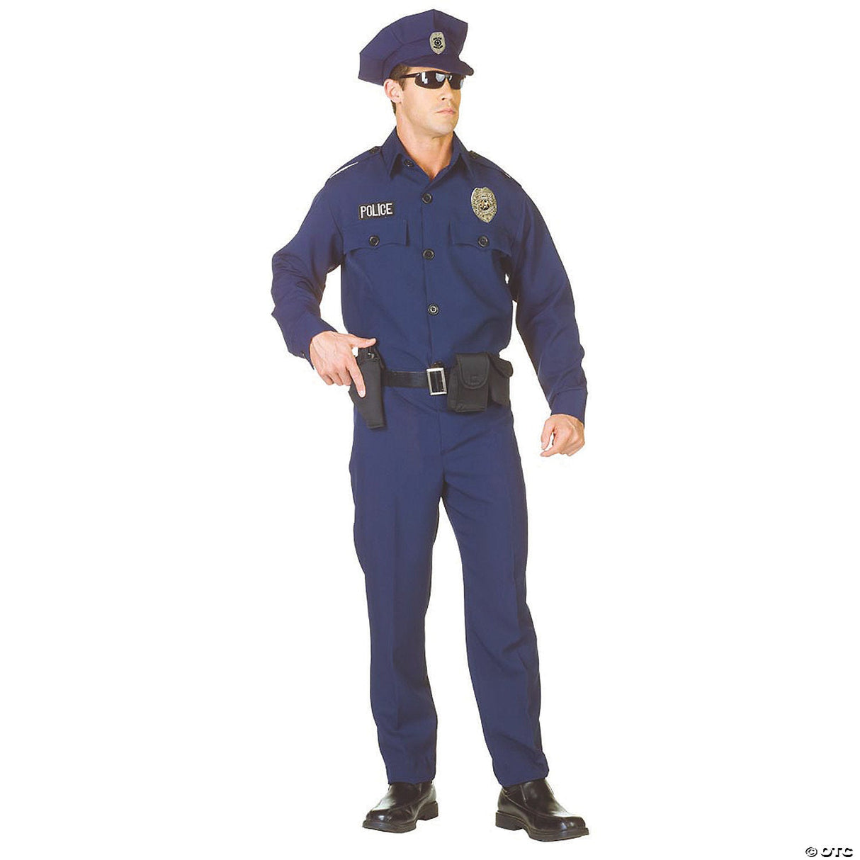 Adult Police Officer Costume – XXL 48-50 – Halloween Law Enforcement XXL 48-50