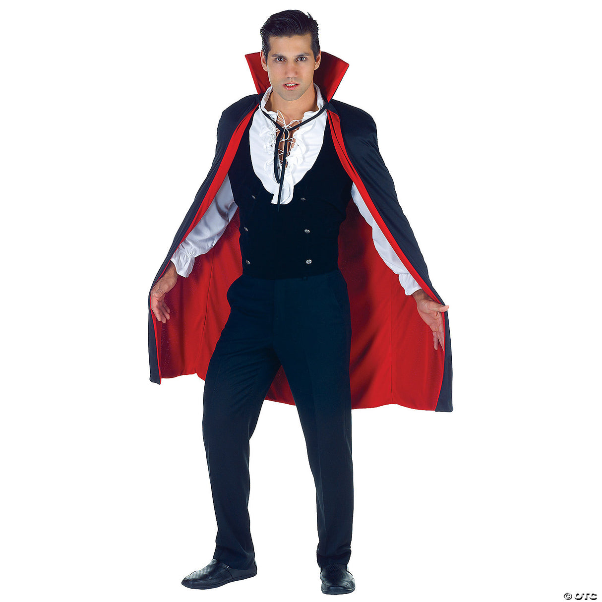 Adult Red Devil Cape Cloak – Halloween Costume Accessory Party Cloak