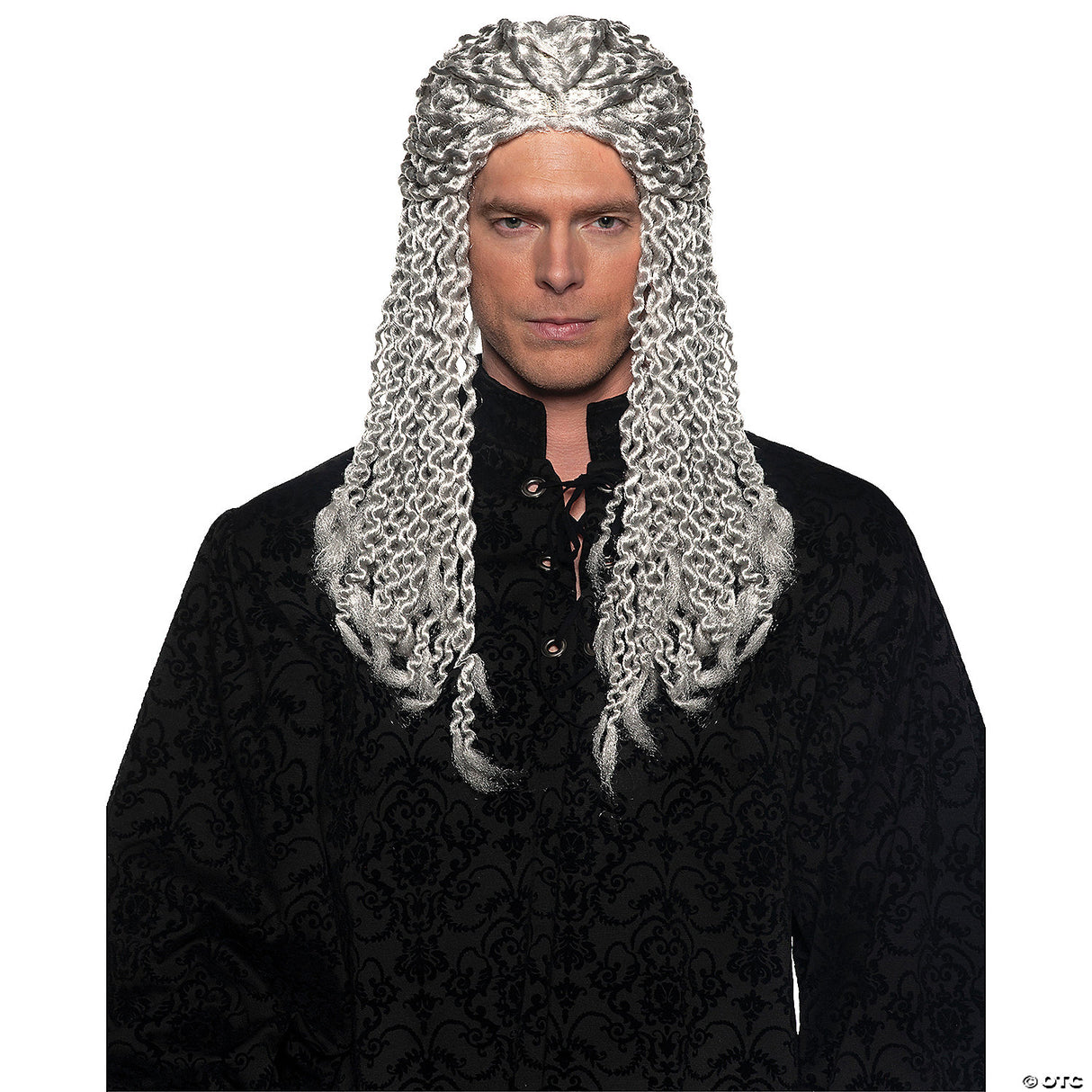 Adults Silver Dreads Wig