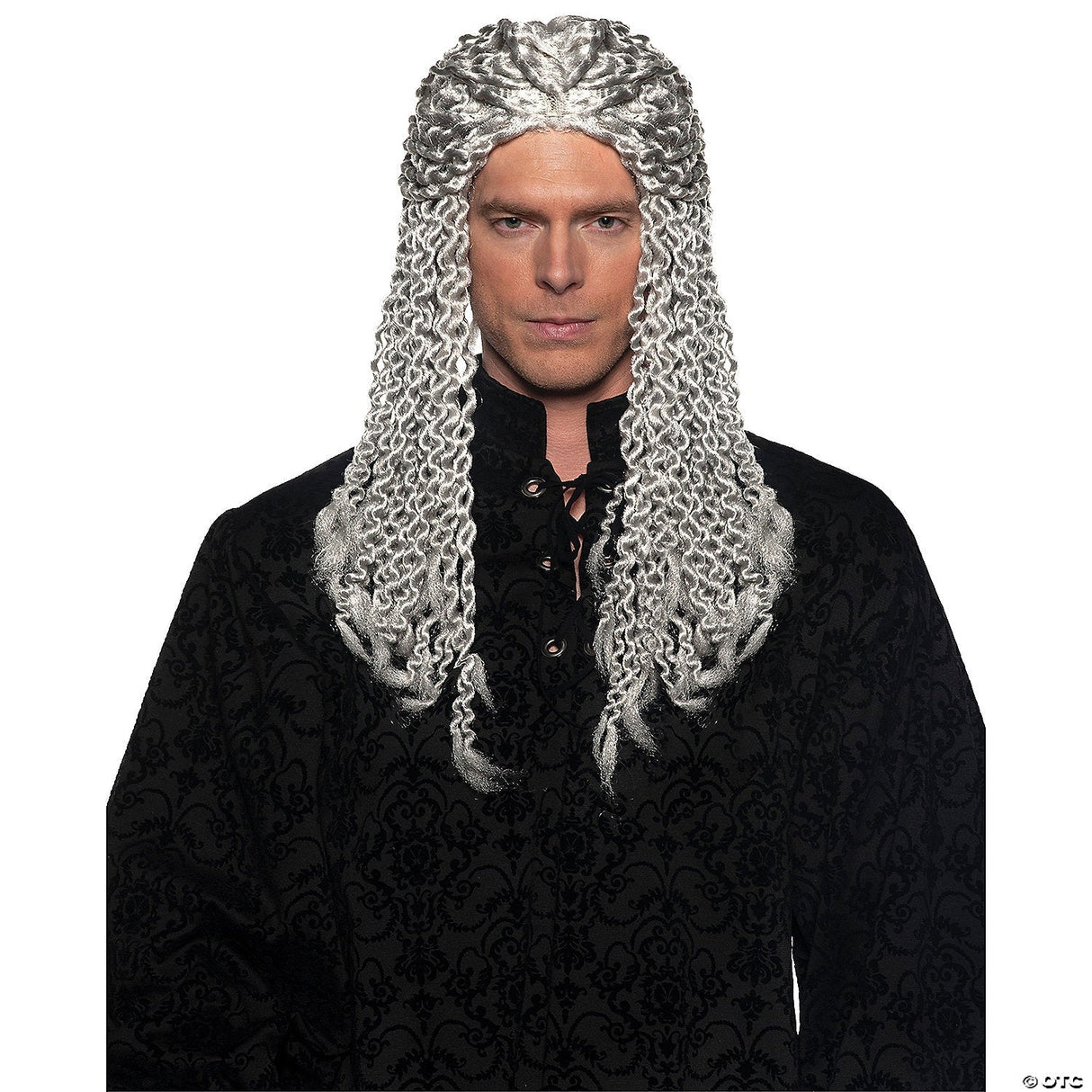 Adults Silver Dreads Wig