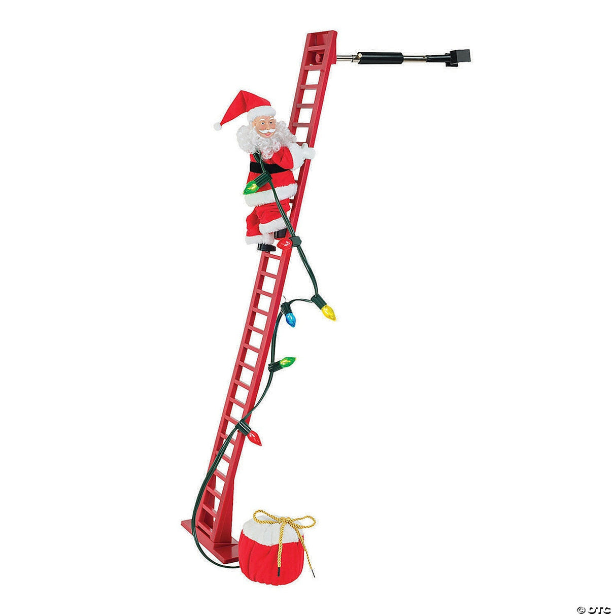 Climbing Santa Animated - Christmas Decoration Holiday Prop & Santa Accessory
