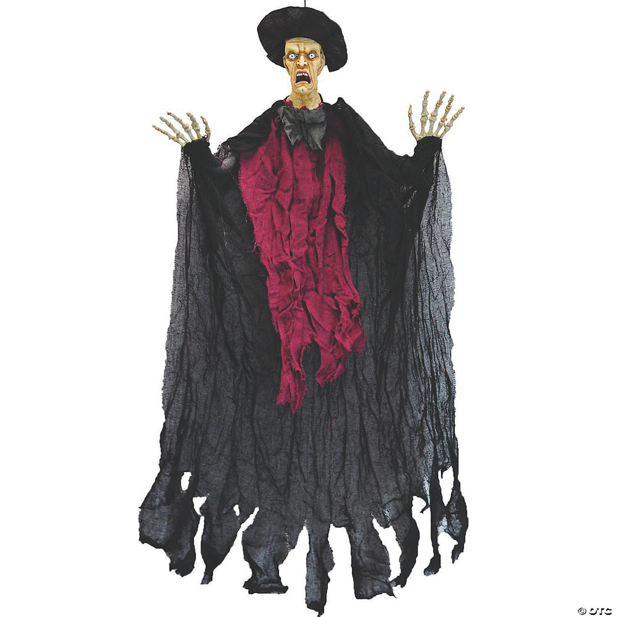 Hanging Bowler Man – Animated Halloween Party Prop Haunted House Decoration
