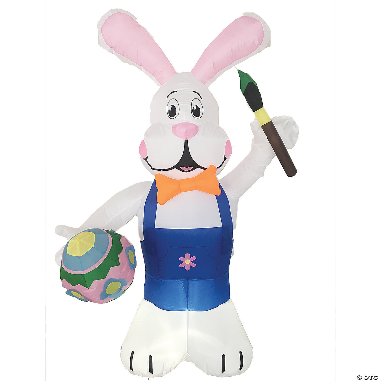 7' Inflatable Bunny with Egg – Outdoor Easter Holiday Yard Decoration Prop