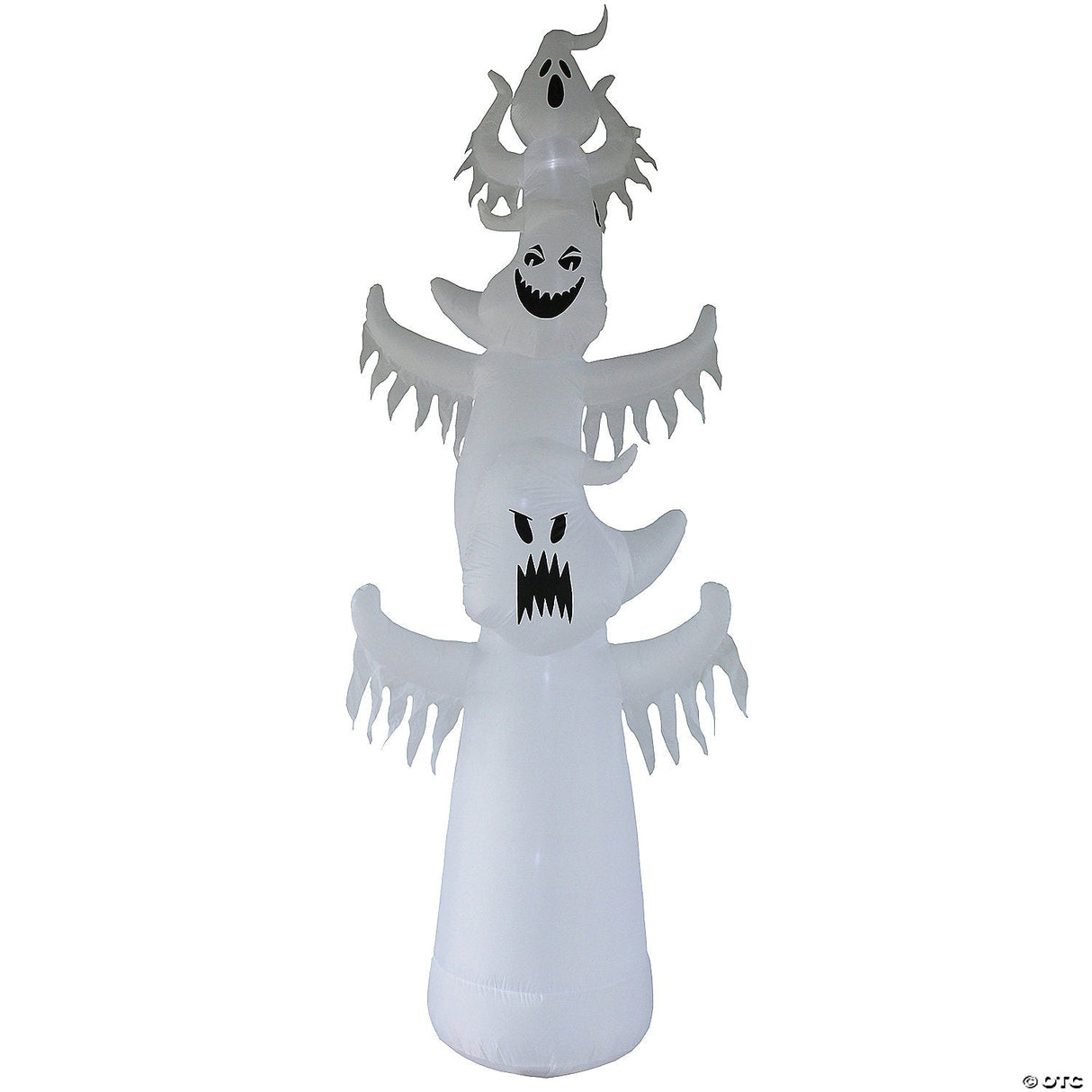 12' Inflatable Ghost Trio – Outdoor Halloween Yard Decoration Blow Up Prop