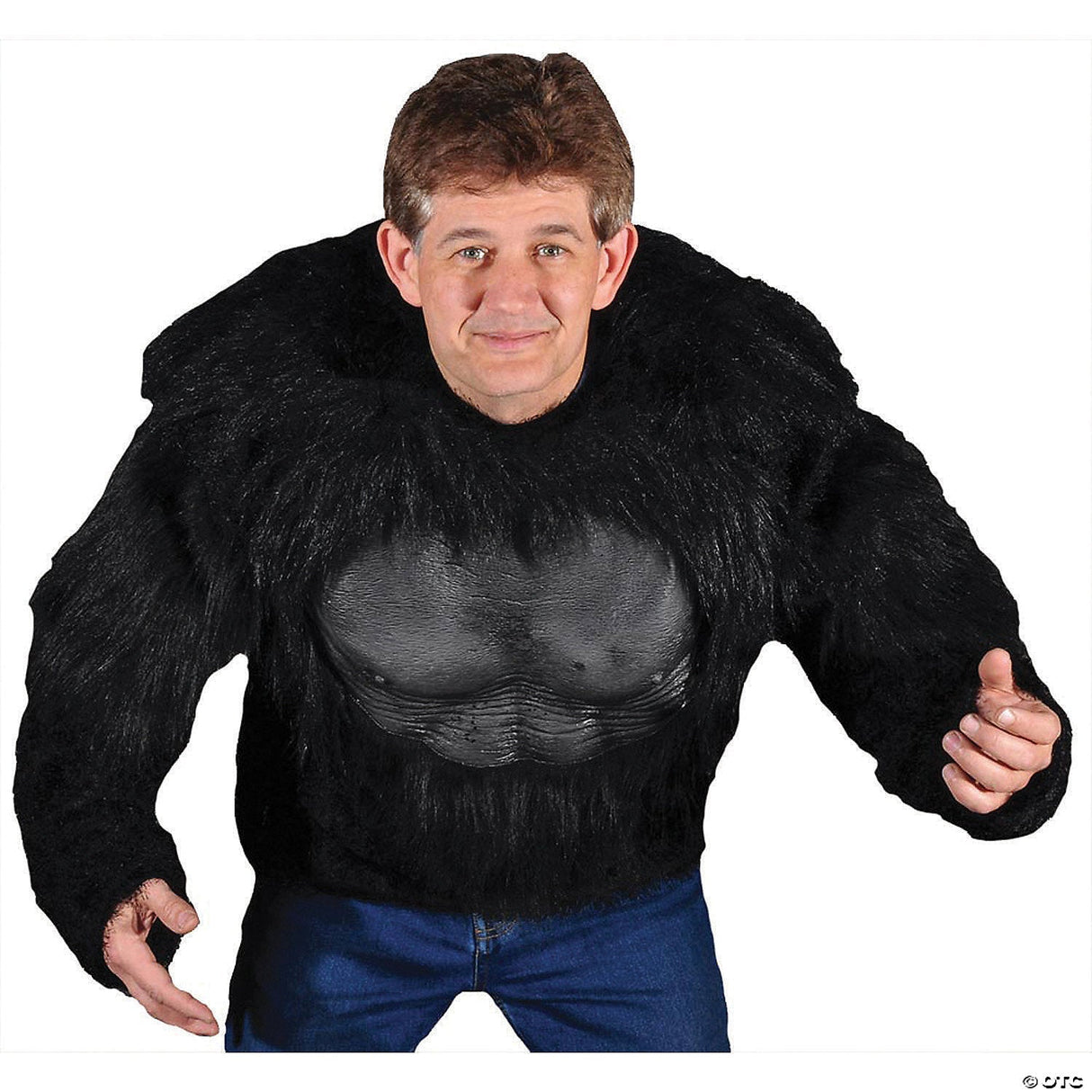 Adult’s Gorilla Shirt Costume - Halloween Costume Accessory Party Dress Up