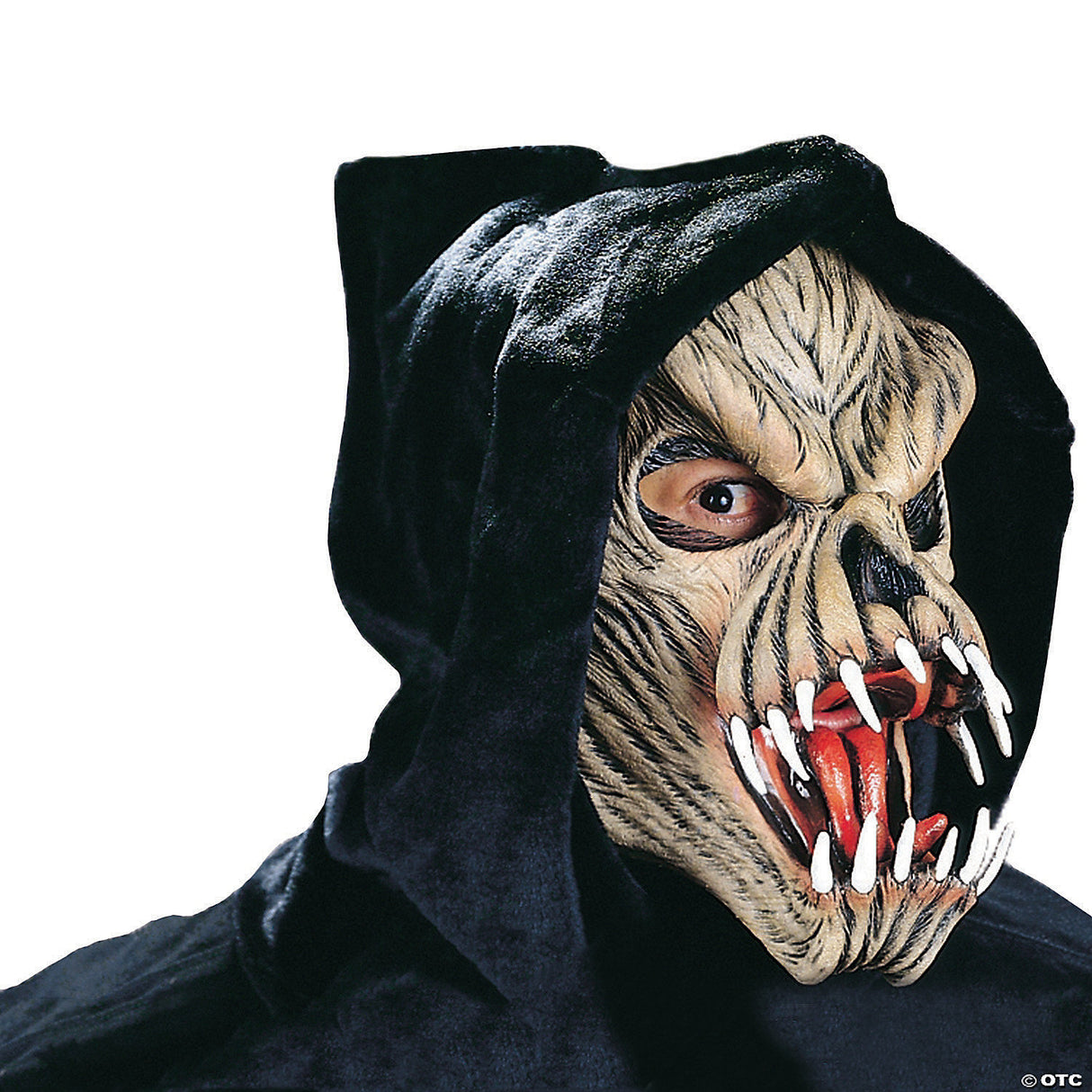 Men's Fang Face Monster Halloween Mask