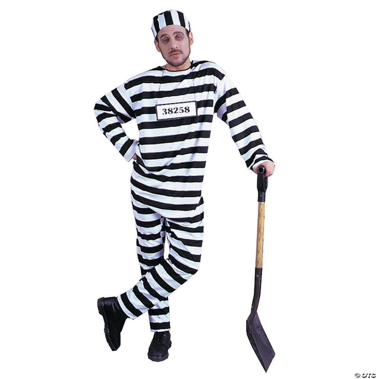 CONVICT COSTUME XLARGE