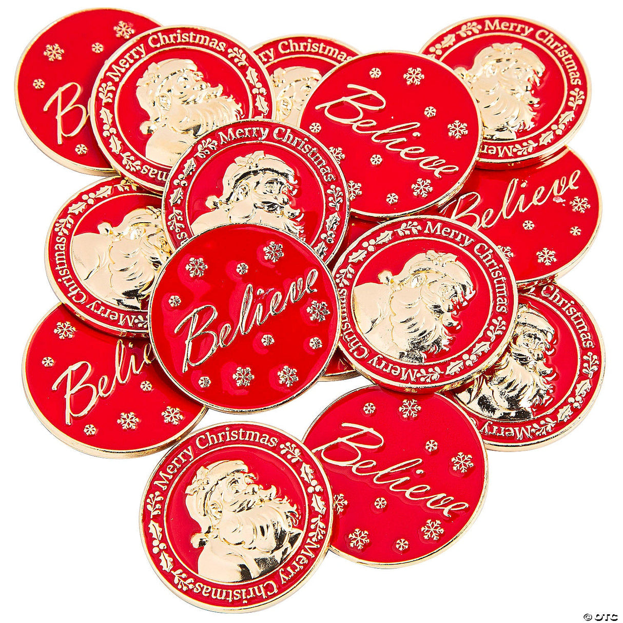 Santa Believe Coins 144pc