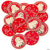 Santa Believe Coins 144pc