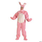 ADLT BUNNY SUIT WHT MD