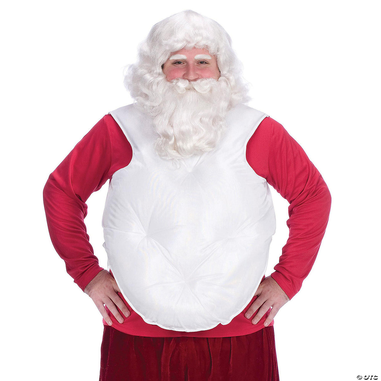 Adults White Santa Belly Suit Stuffer