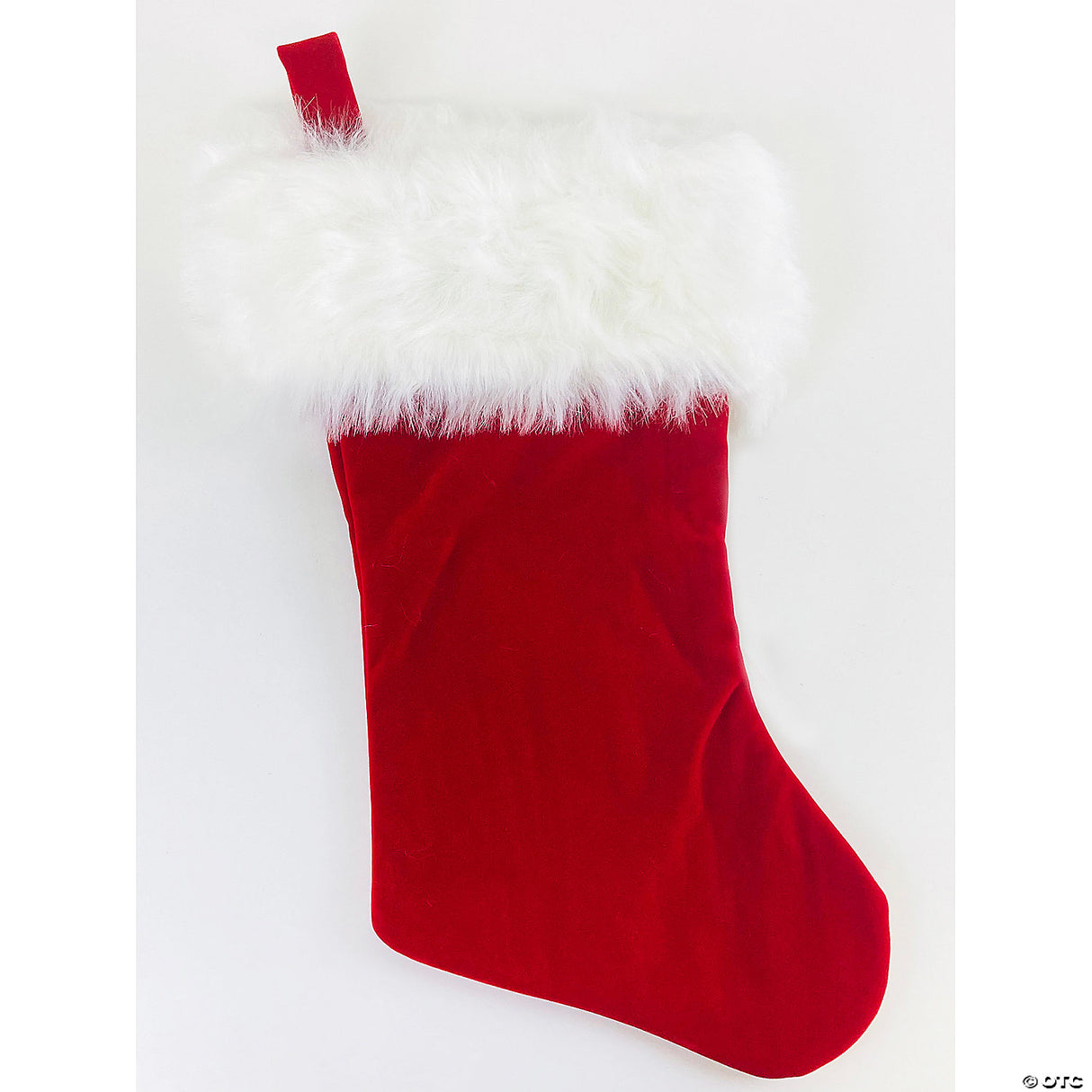 19" Velvet Lined Red Christmas Stocking