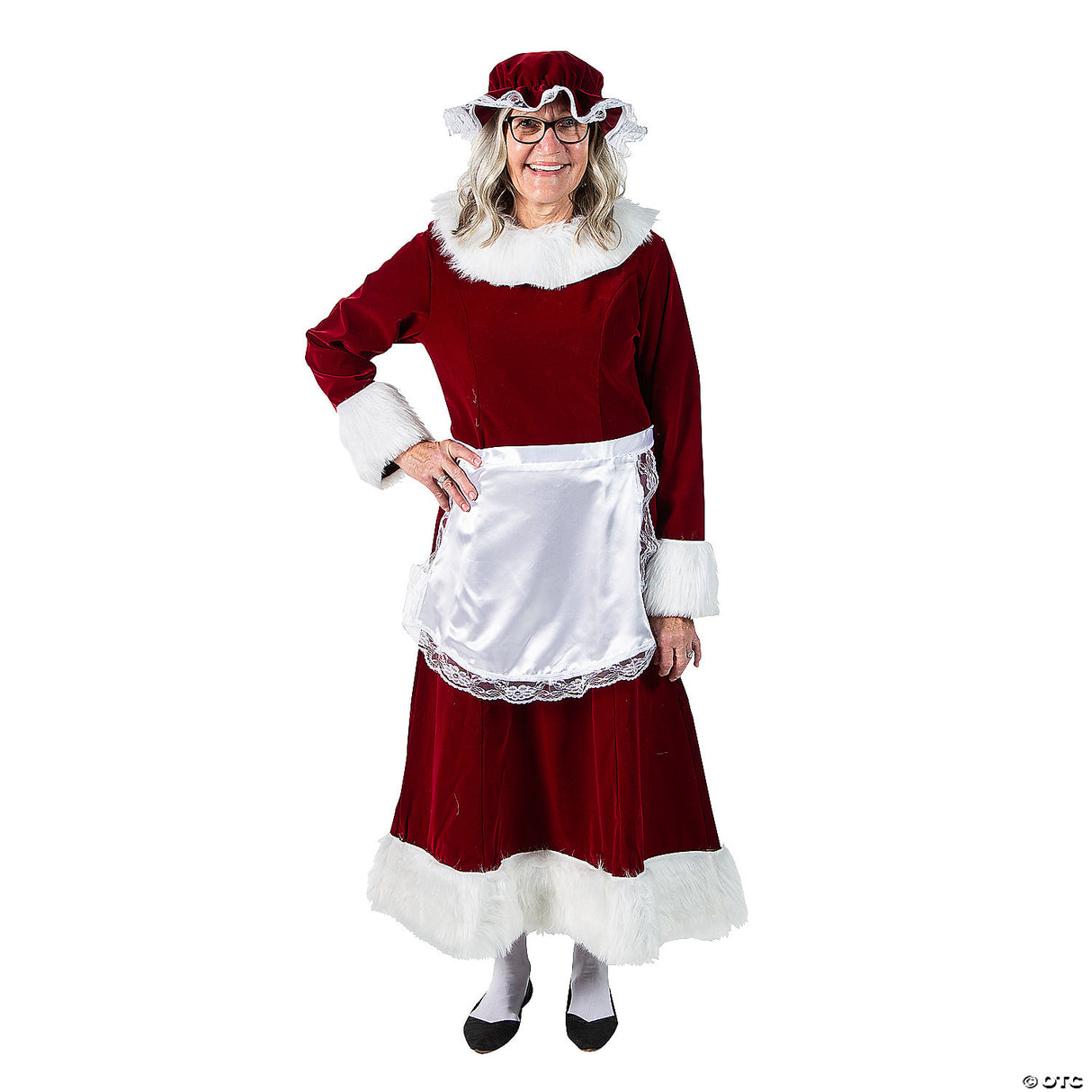 ADLT MRS CLAUS DRESS MD