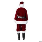 ADLT SANTA SUIT VELVET LG