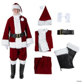 ADLT SANTA SUIT VELVET 2XL