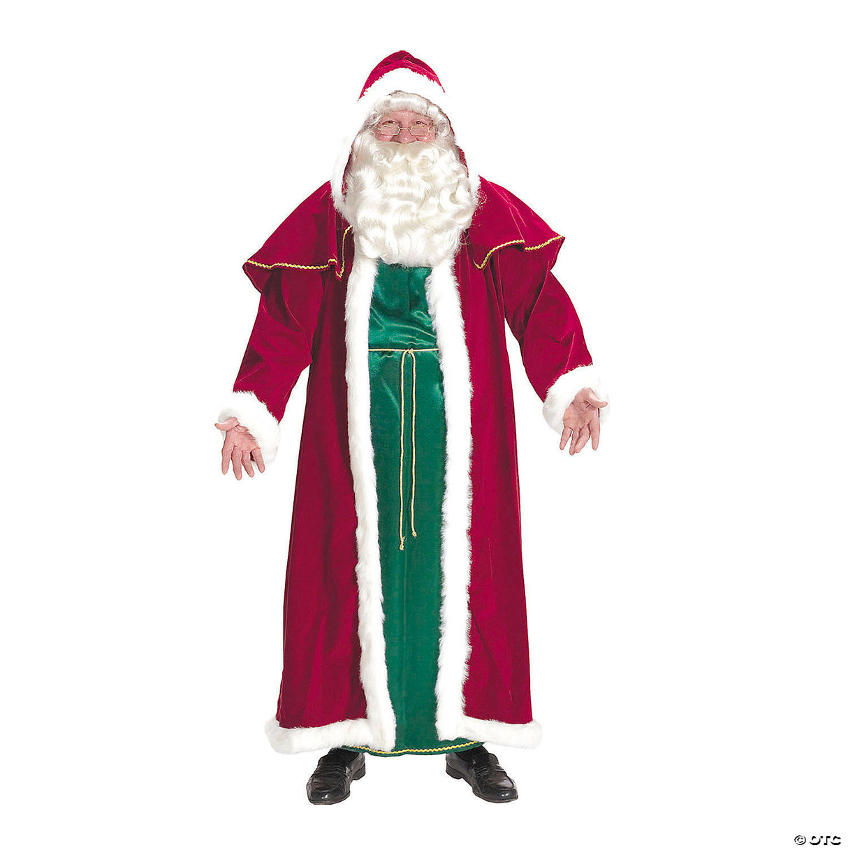 Men’s Victorian Santa Suit Costume - Size 42-50